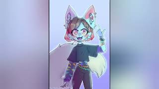 speedpaint blue fox my oska старый