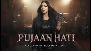 GILA!!! BISA SEKEREN INI │ PUJAAN HATI - KANGEN BAND │ROCK METAL COVER│AI SONG FORGE