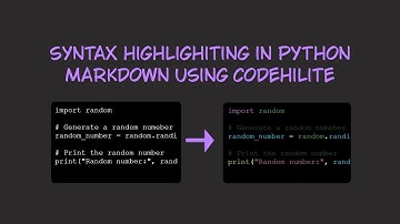 Syntax Highlighting in Python Markdown using Codehilite