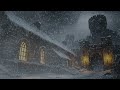 Drift Into A Deep Restful Sleep In This Eerie And Mysterious Dark Castle - Howling Blizzard Winds