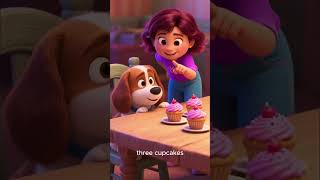 Lets Count Colourful Cupcakes Learn Numbers 1 To 5 With Katemillan & Her Puppy Sunny.