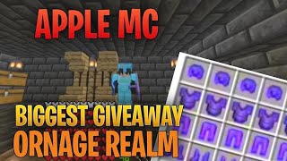 Biggest Giveaway in this  public Lifesteal  smp | applemc