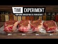 Sous Vide Steak TIME EXPERIMENT - How long should you cook your STEAK?