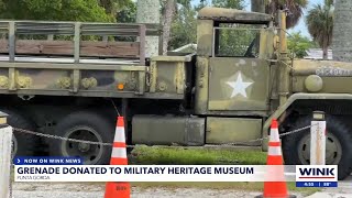 Grenade donated to the Military Heritage Museum