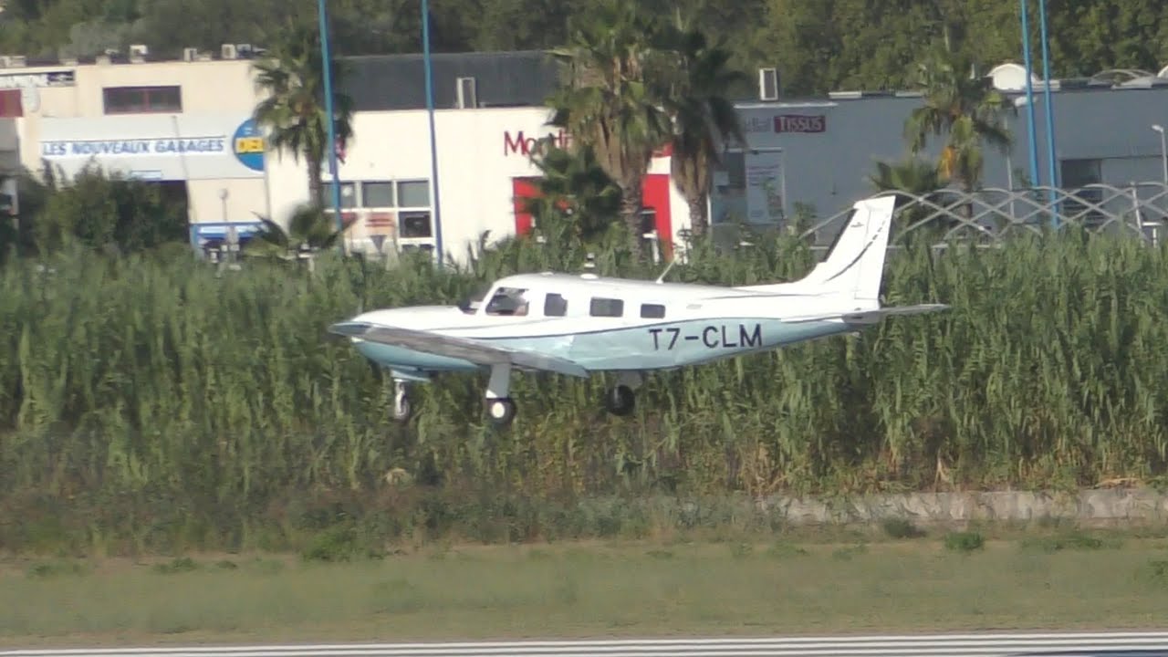 Piper PA 32 301T Private Owner T7 CLM Landing At Cannes 4K piper-pa-32-301t-private-owner-t7-clm-landing-at-cannes-4k