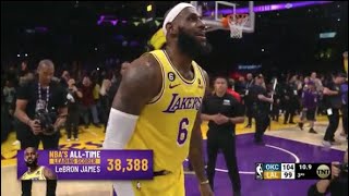 ⁣LeBron James Breaks Kareem’s All-Time Scoring Record