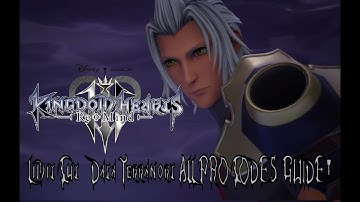 Kingdom Hearts 3:ReMind-Limit Cut-Data Terranort ALL PRO CODES GUIDE!