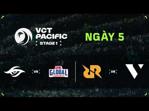 [VN] TS vs. GE / RRQ vs. VL — 2026 VCT Pacific Stage 1 — Vòng Bảng — Ngày 5