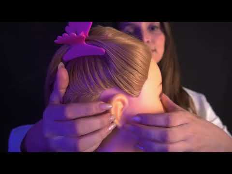 ASMR MASSAGEM NA ORELHA👂Roleplay relaxante para dormir