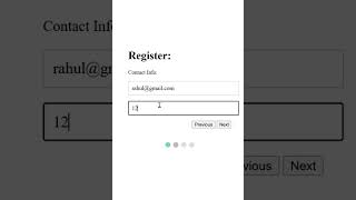 Registration Form using html, css, js #interviewprep #CodingProject#Python#programming #codingbat