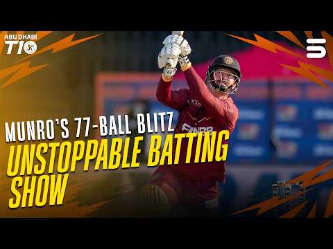 Colin Munro's Explosive 77* Powers A Dominant 10-Over Performance 🔥| Abu Dhabi T10 | ZR1K