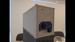 3d printed reefer shipping container assembly