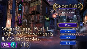Ghost Files 2: Memory of a Crime (1/13) Walkthrough, 100% Achievements & Collectables.