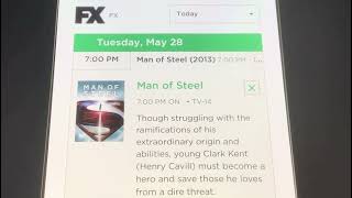 “Man of Steel” on FX