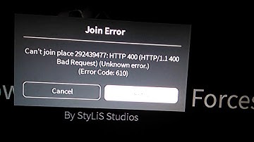 how to fix roblox error code 610