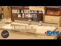 How To Make an Easy Table Saw Cross Cut Sled | 8 Minute Video