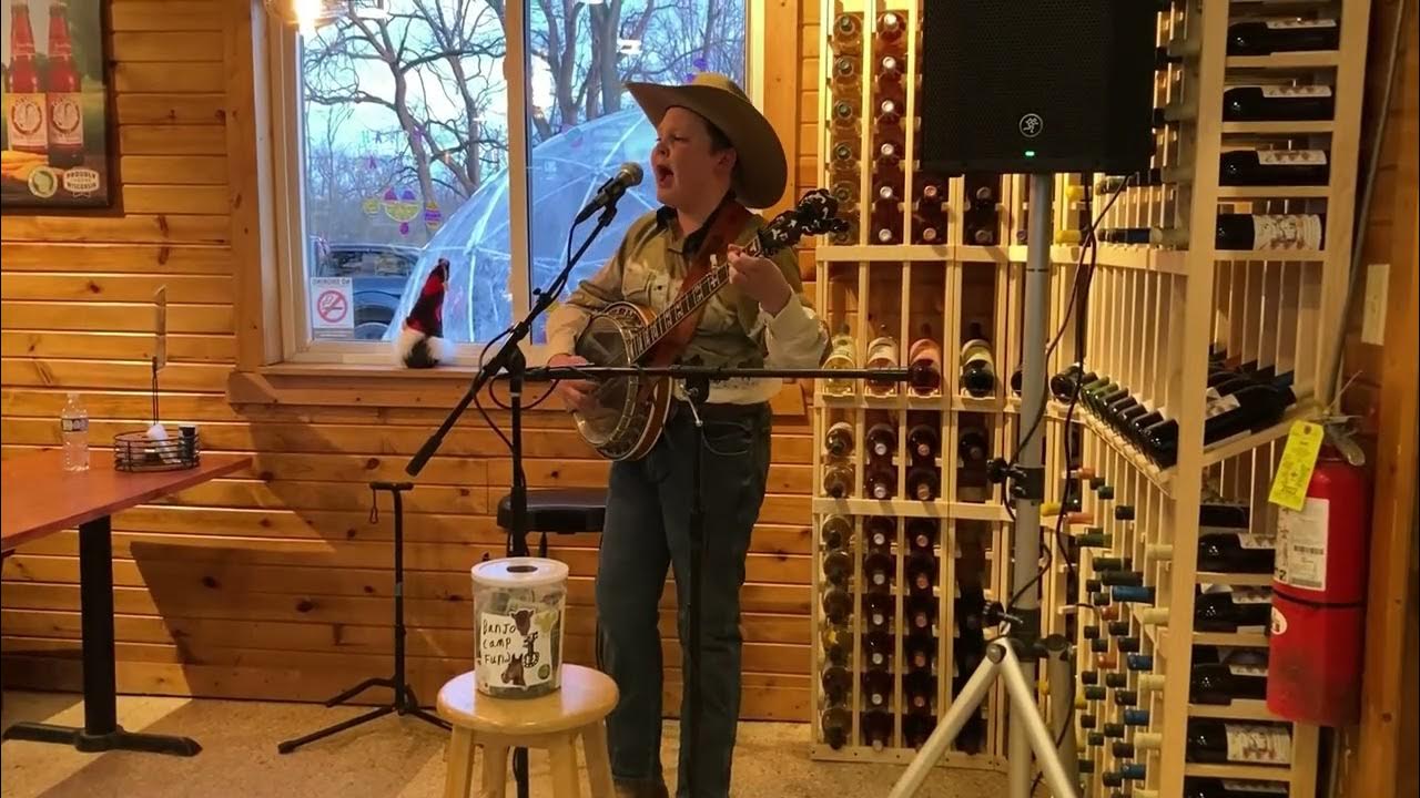 10 yr. Old Aidan performs at Rubber Ducky Country Market on 4.1.23