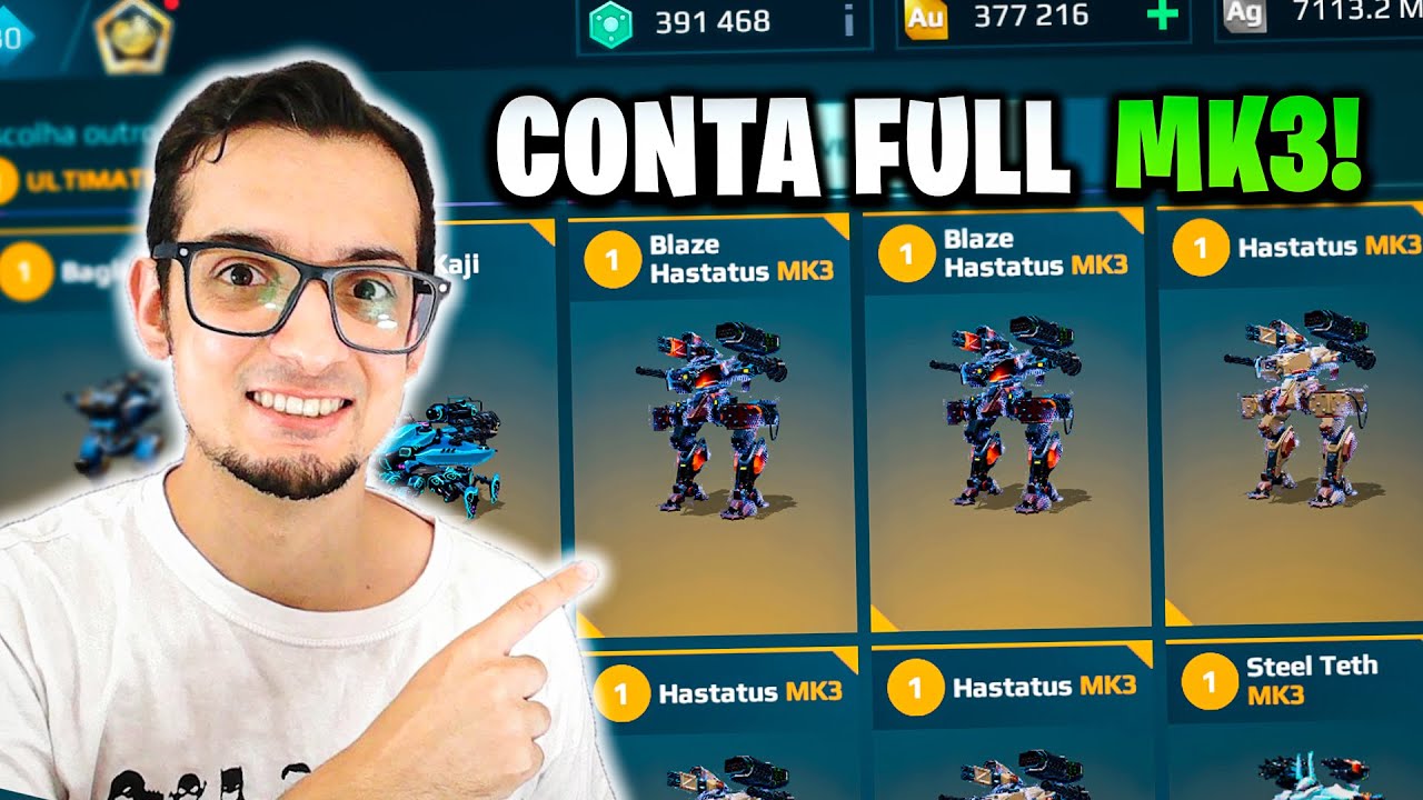 🔴LIVE🔴TESTANDO BUILDS DOS INSCRITOS na CONTA DE MENTOR do WAR ROBOTS!