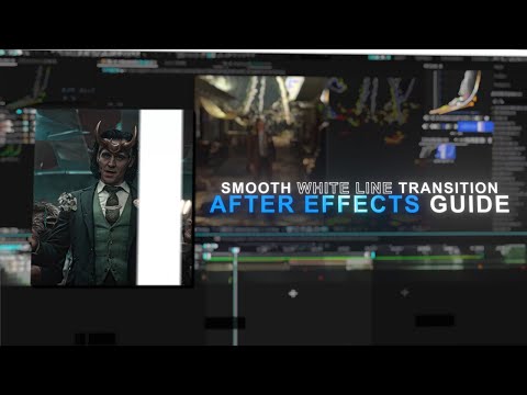 Smooth White Line Transition Tutorial | After Effects Guide
