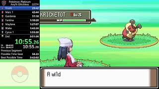 Pokémon Platinum Any% Glitchless Speedrun in 3:50:04