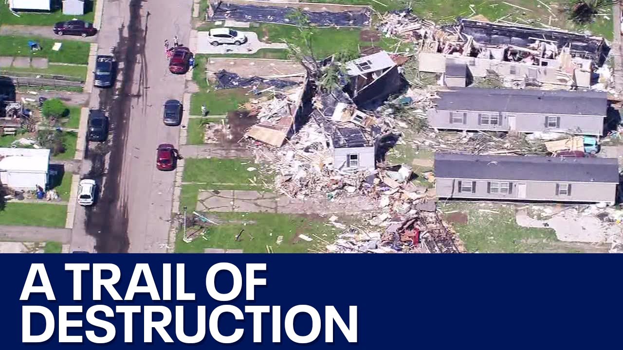 Michigan tornadoes leave trail of destruction - YouTube