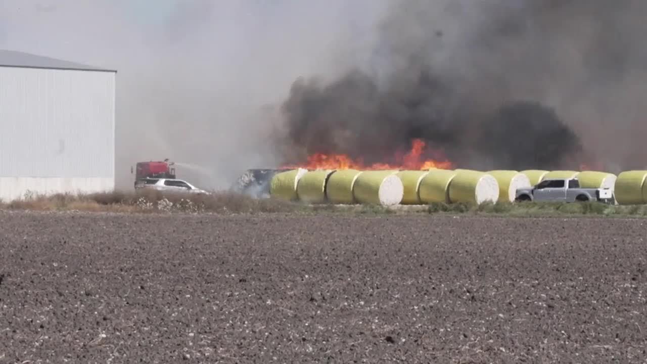 Crews fighting massive fire at Gregory gin, evacuations underway