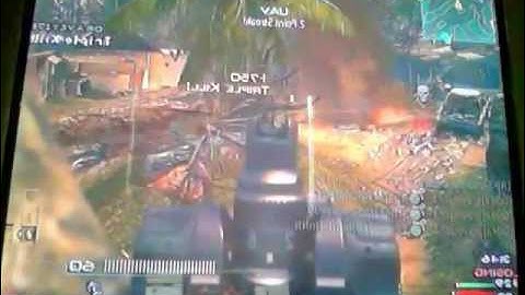 MW3 frag grenade triple kill