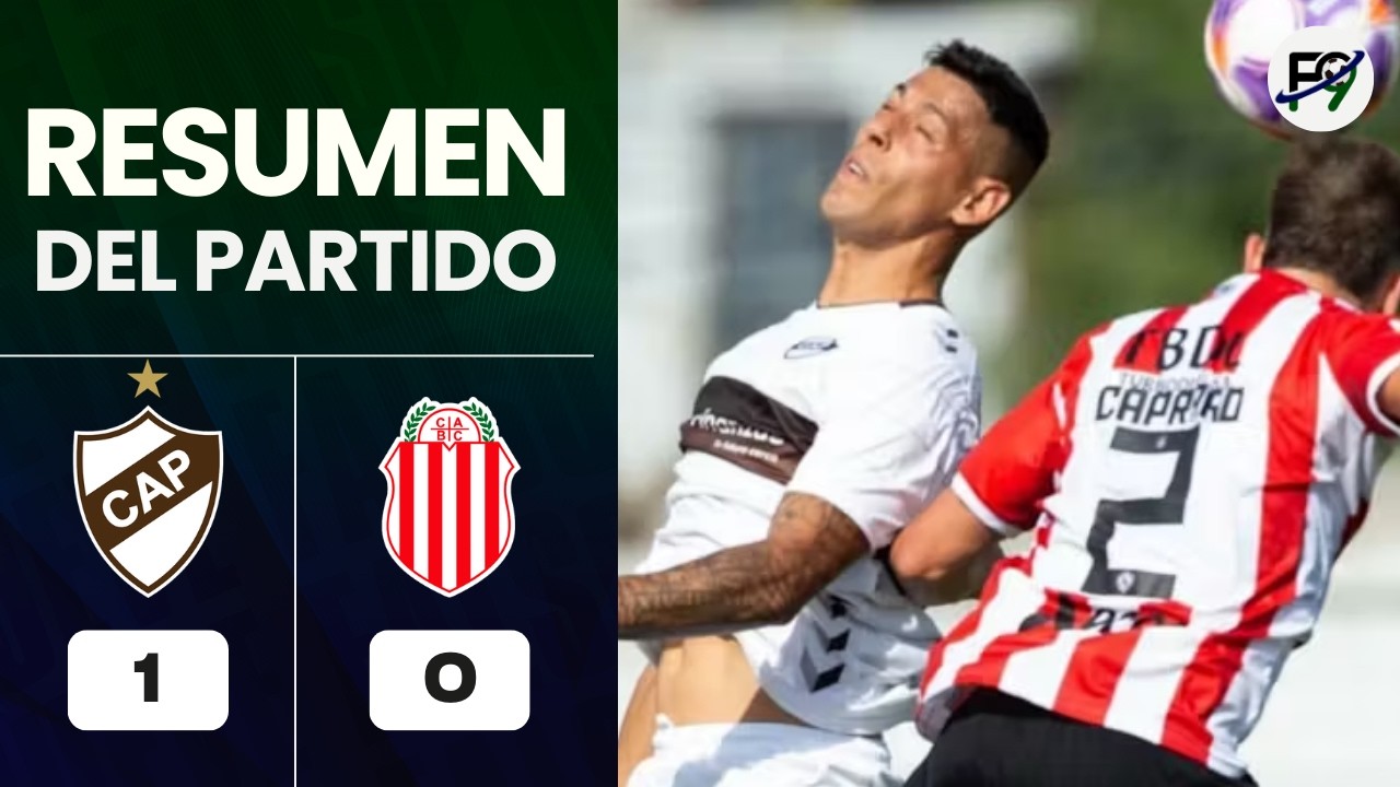 PLATENSE VENCE 1-0 A BARRACAS CENTRAL POR TORNEO APERTURA ARGENTINO ...