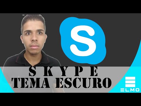 Como colocar tema escuro no Skype | Android - Elmo