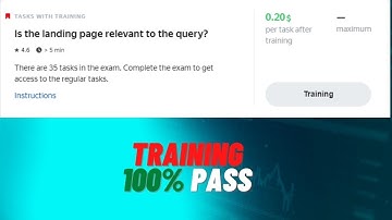 Is the landing page relevant to the query?Training 100% Pass