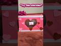 “Easy Valentine Mailbox DIY for Kids 💌”#shorts #valentinecrafts