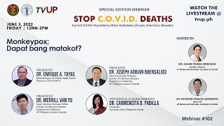 Webinar #102: | Monkeypox: Dapat bang matakot?