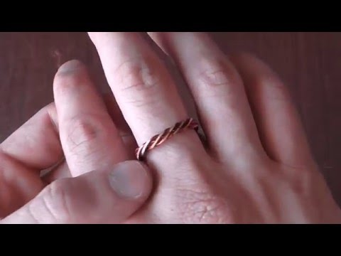 Мужское кольцо из проволоки своими руками