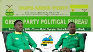 DGPR - GREEN PARTY OF RWANDA: KWEMEZA ABAKANDIDA DEPITE B'ISHYAKA, MANIFESTO 2024 - 2029