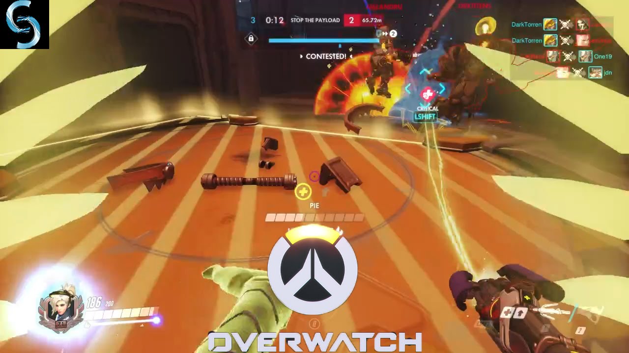 Overwatch Competitive - Phat Junkrat & Mercy Plays Season 1 Ep9