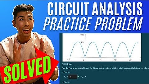 Fourier Series : Find the Fourier series coefficients for this periodic waveform which is a full-...