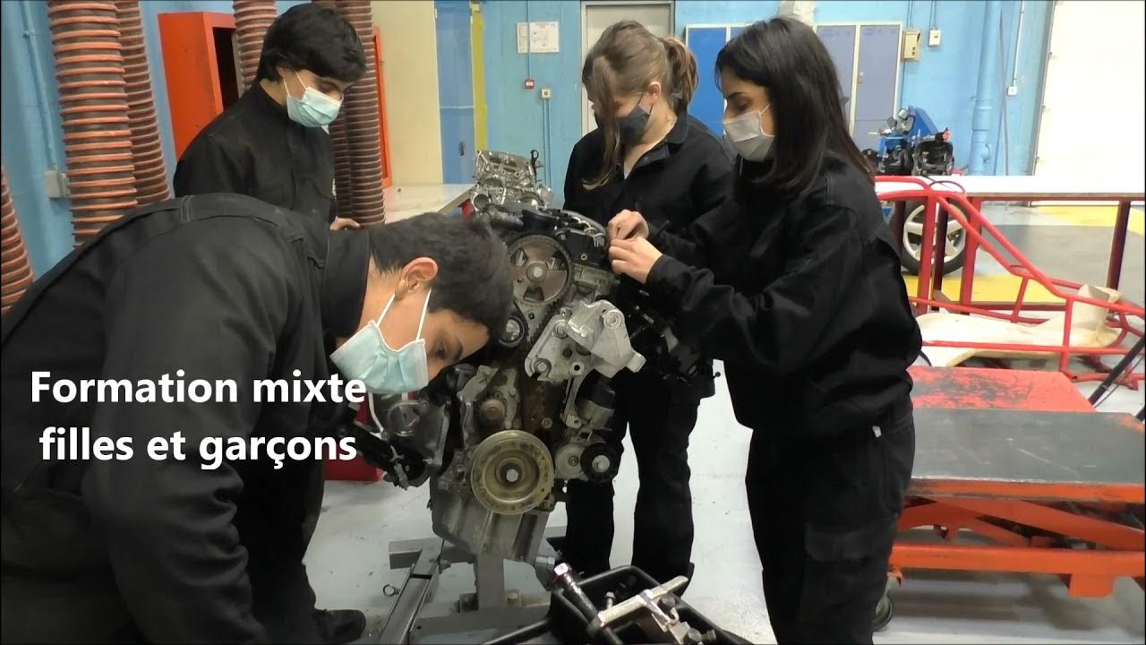 Les ateliers AUTO du lycée Claude Chappe à Nanterre YouTube