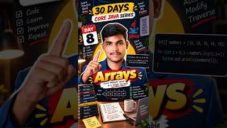 Arrays Explained in Telugu | Arrays in Java | Day 8 of 30 Days Core Java Series