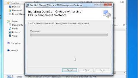 1  How to install "DumiSoft Cheque Writer and PDC Management Software"