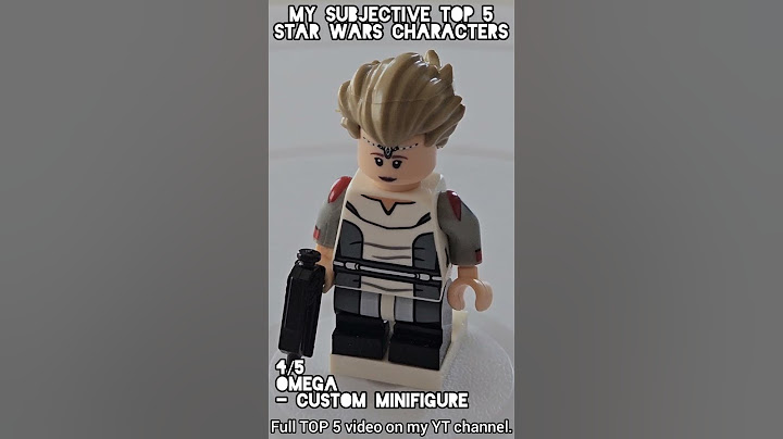 Miejsce 4/5 Omega - custom. Moje TOP 5 postaci z uniwersum Gwiezdnych Wojen. #radiusz #legostarwars