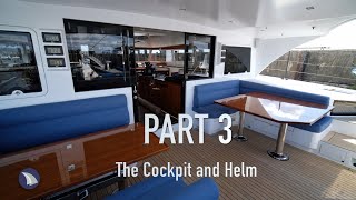 HH 66 Catamaran Cockpit &amp; Helm Review with Scott Rocknak Part 3