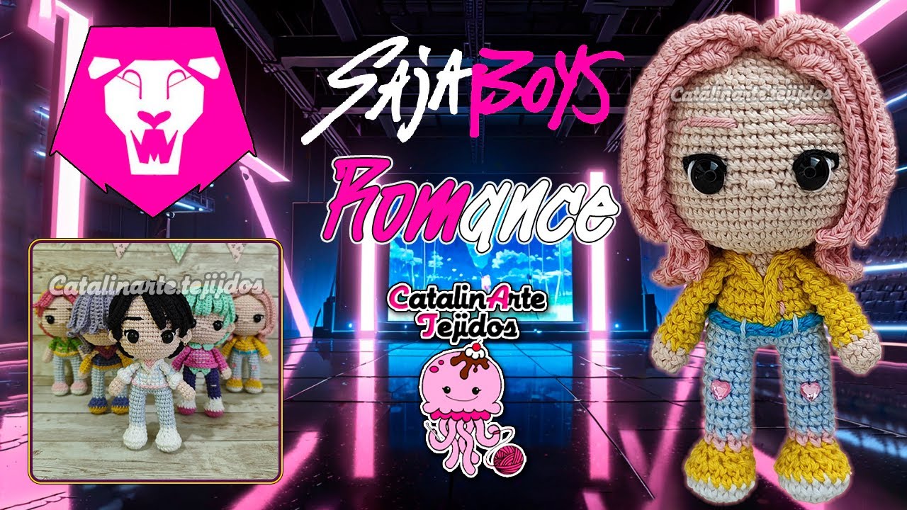 Romance (Saja Boys) Kpop Demon Hunters Amigurumi | CatalinArte Tejidos
