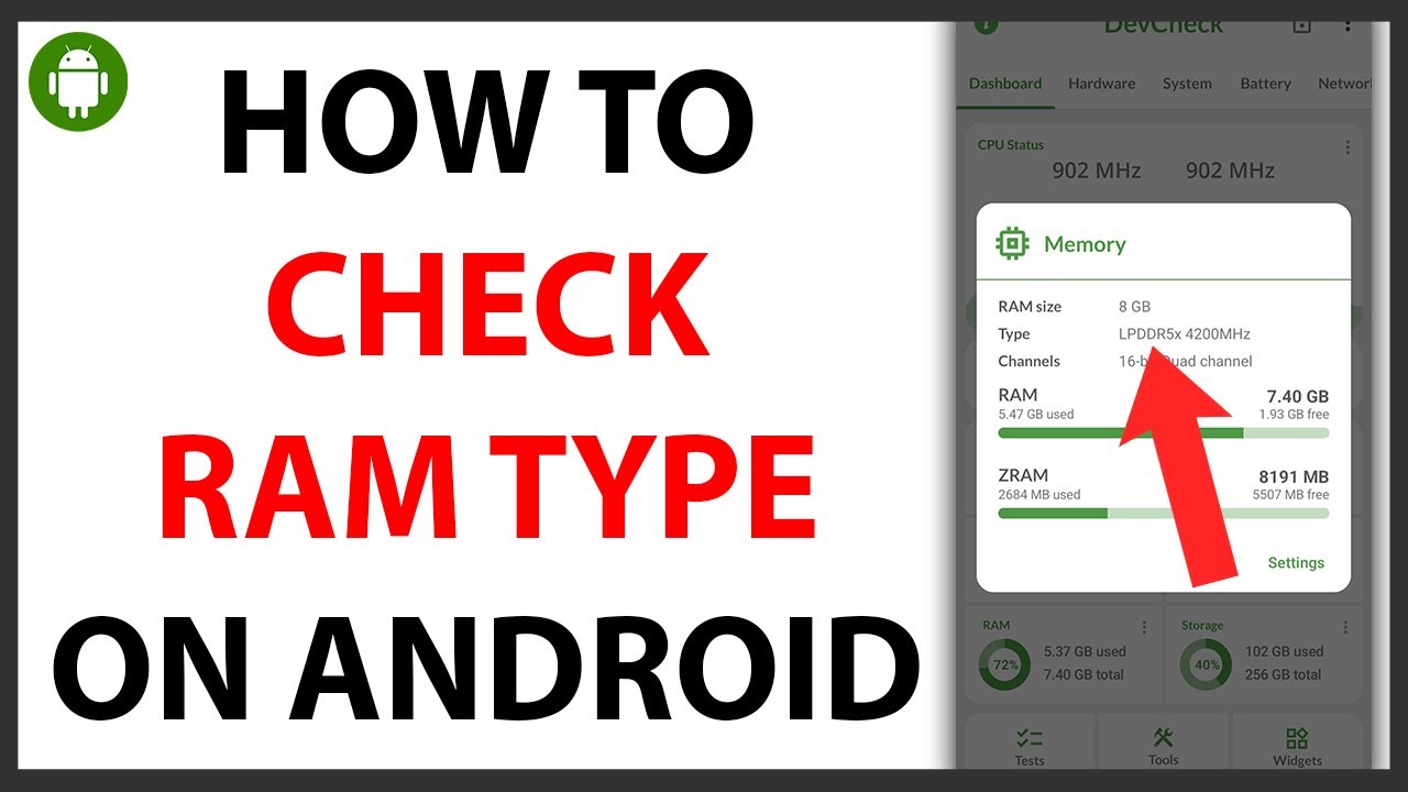 How to Check RAM Type on Android [QUICK GUIDE] - YouTube