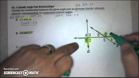 3 1 Parallel Lines and Transversals