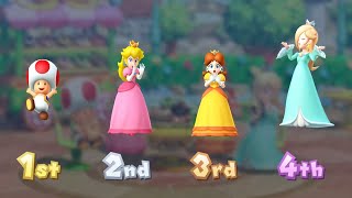 Mario Party 10 - Coin Challenge - Toad vs Peach vs Rosalina vs Daisy (Very Hard)