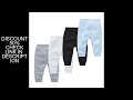 Kavkas 0-12M Cotton Newborn Baby 4 Pcs/lot Boy Girl Pants Solid  Long Trousers Casual Baby Leggings