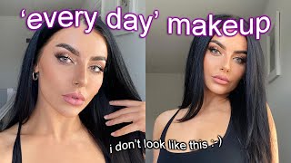 UPDATED 'EVERY DAY' MAKEUP ROUTINE! Current favourite products + makeup hacks to CHANGE YOUR FACE!