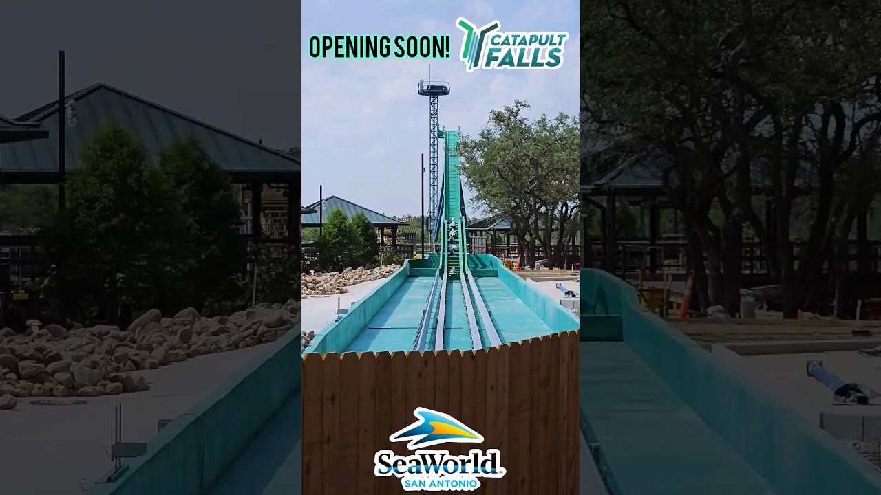 Catapult Falls Opening Soon! #shorts #catapultfalls