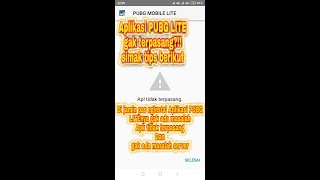 Tips atasi masalah Apk PUBG MOBILE LITE tidak terpasang!!! screenshot 3