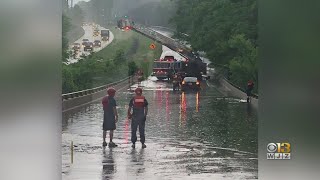 Montgomery County Crews Rescue Driver From Flooding